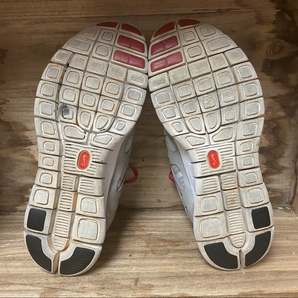 Nike Free Run 2.0 gray pink running sneakers shoes - Picture 7 of 8